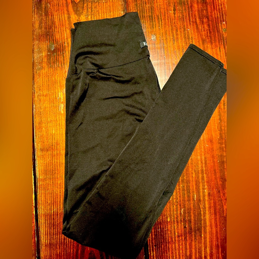 K-Deer full length black leggings